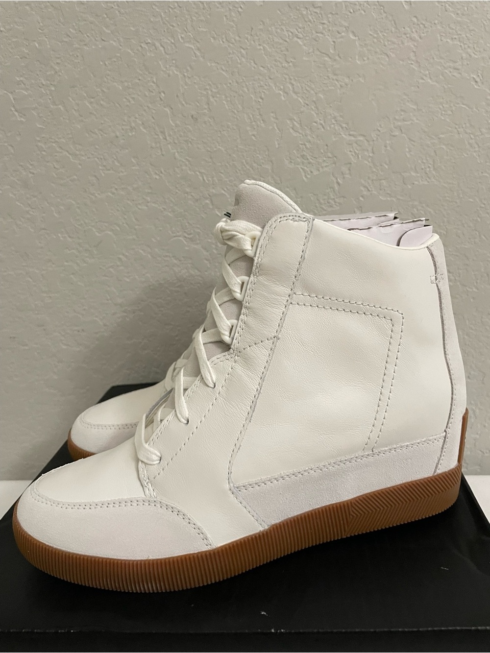 SOREL Women's Out N About Wedge Boot Size 11 Sea Salt Gum NIB - Picture 5 of 13